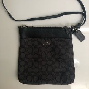 Black Coach crossbody bag
